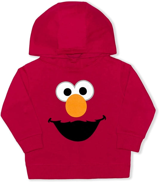 Sesame Street Elmo and Cookie Monster Boys’ Hoodie for Infant and Toddler – Blue/Red