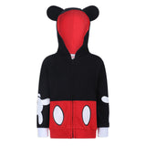 Disney Mickey Mouse Boys’ Zip Up Hoodie for Infant and Toddler – Black