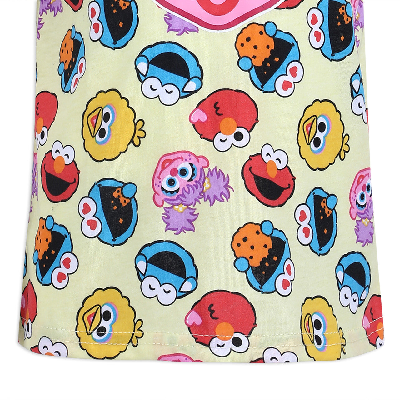 Sesame Street Girl's Abby Cadabby Short Sleeve Graphic Tee Shirt, Yellow