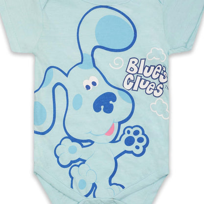 Nickelodeon Blues Clues Boys Short Sleeve Bodysuit for Newborn and Infant ? Blue