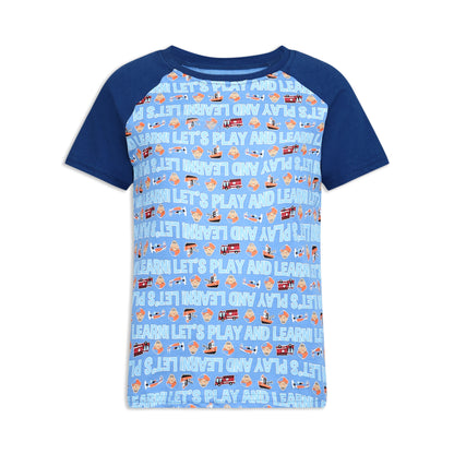 Blippi Boys’ 3 Pack T-Shirts for Infant and Toddler – Blue/Orange/Grey