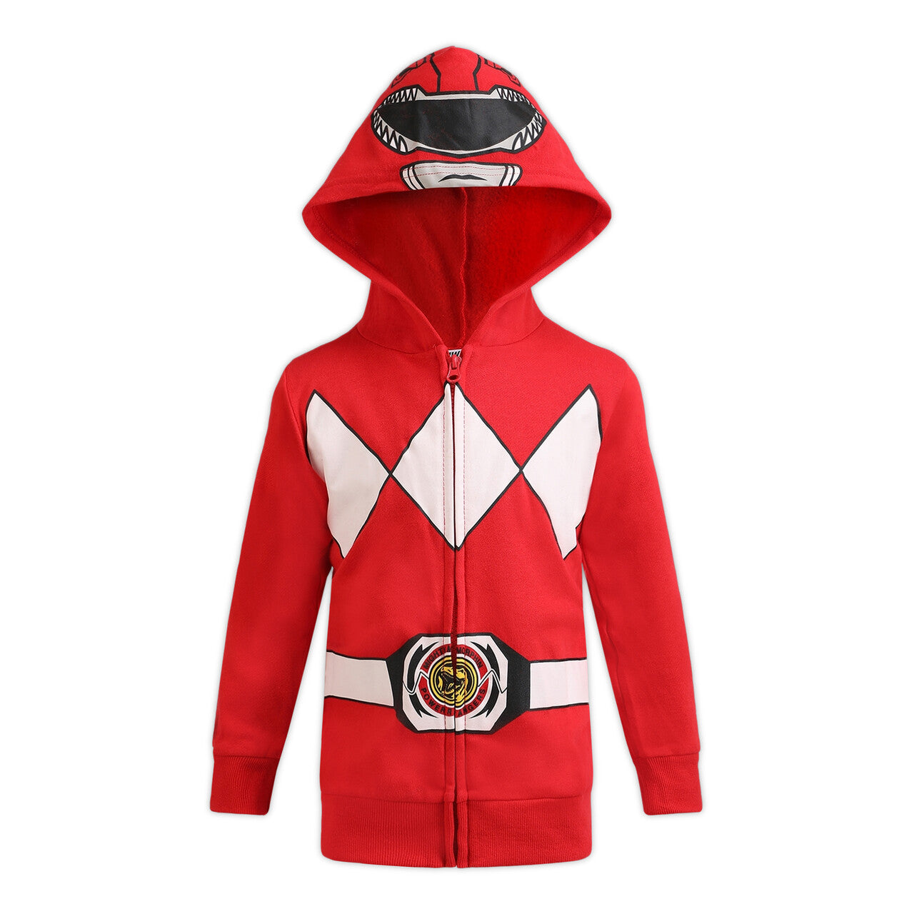 Hasbro Power Rangers Boys’ Zip Up Hooded Sweatshirt for Little Kids – Multicolor