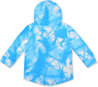 Nickelodeon Blues Clues Girls 2 Piece Tie Dye Hoodie and Jogger Pants Set for Infant and Toddler ? Blue