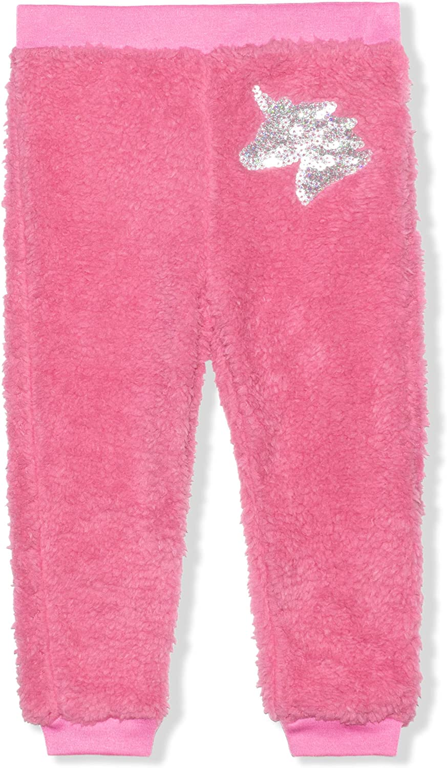 Young Hearts Girls Jogger Pants for Toddler and Little Girls – Pink or White