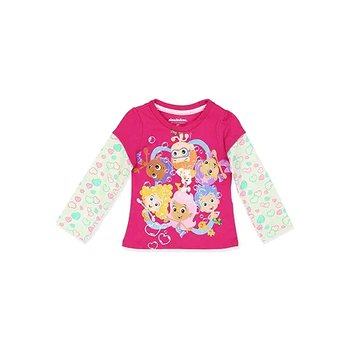 Nickelodeon Bubble Guppies Girls? Long Sleeve Shirt for Toddler - Pink