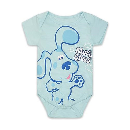 Nickelodeon Blues Clues Boys Short Sleeve Bodysuit for Newborn and Infant ? Blue