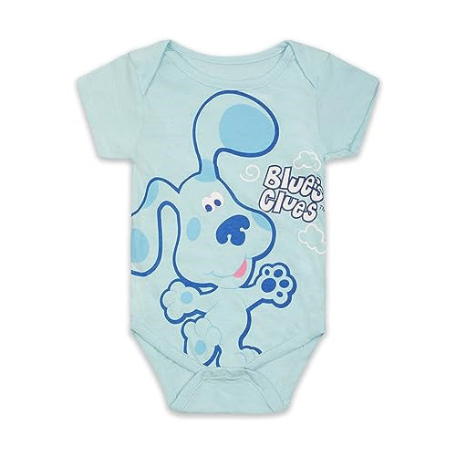 Nickelodeon Blues Clues Boys Short Sleeve Bodysuit for Newborn and Infant ? Blue