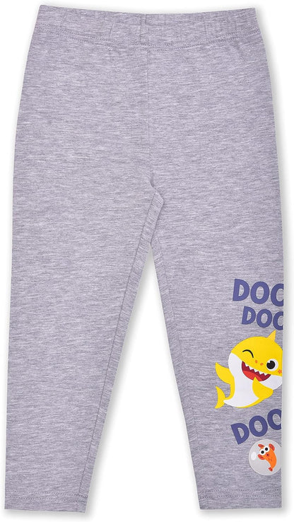 Nickelodeon Baby Shark Girls? Hoodie and Legging Set for Infant and Toddler ? Pink/Blue/Grey