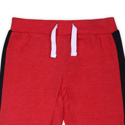 Disney Mickey Mouse Boys’ 2 Pack Jogger for Toddler and Little Kids – Red/Grey