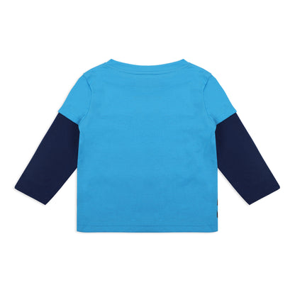Sesame Street Elmo and Cookie Monster Boys T-Shirt for Infant and Toddlers – Blue or Red
