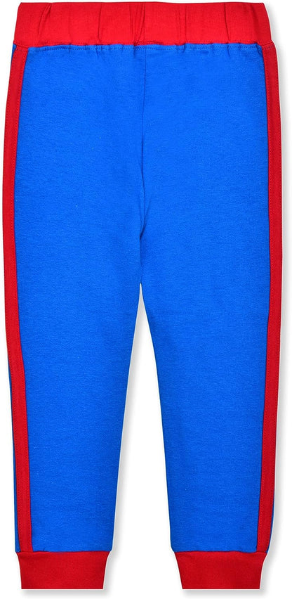 Marvel Spiderman Boys? Long Sleeve Shirt and Jogger Pant Set for Toddlers ? Red/Blue