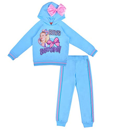 Nickelodeon Jojo Siwa Girls Hoodie and Jogger Set for Little Kids – Blue