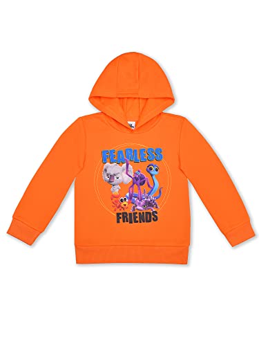 Back To The Outback Maddie, Pretty Boy, Nigel, Zoe and Frank Boys’ Hoodie for Toddler and Little Kids - Orange