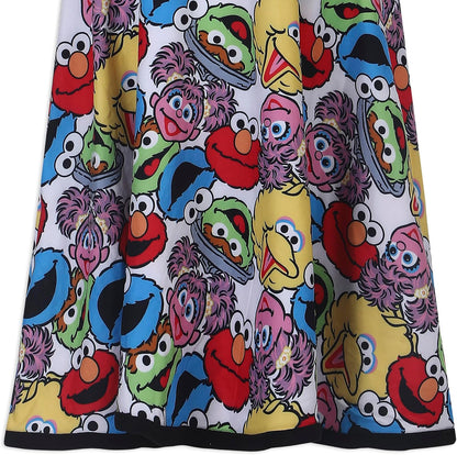 Sesame Street Girls? Dress with Panties for Infant and Toddler ? White/Multicolor