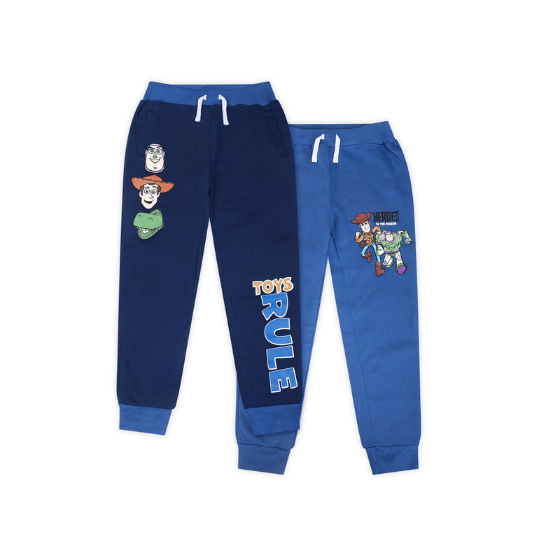 Disney Toy Story Boys’ 2 Pack Joggers for Toddler and Little Kids - Blue