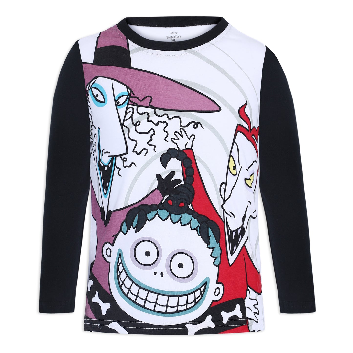 Disney’s Nightmare Before Christmas 2 Pack Long Sleeves Raglan Tee Shirt Set for Boys