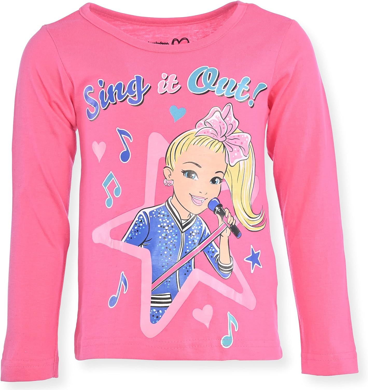 Nickelodeon Girl's 3-Pack JoJo Siwa Long Sleeve Graphic Tee Shirt