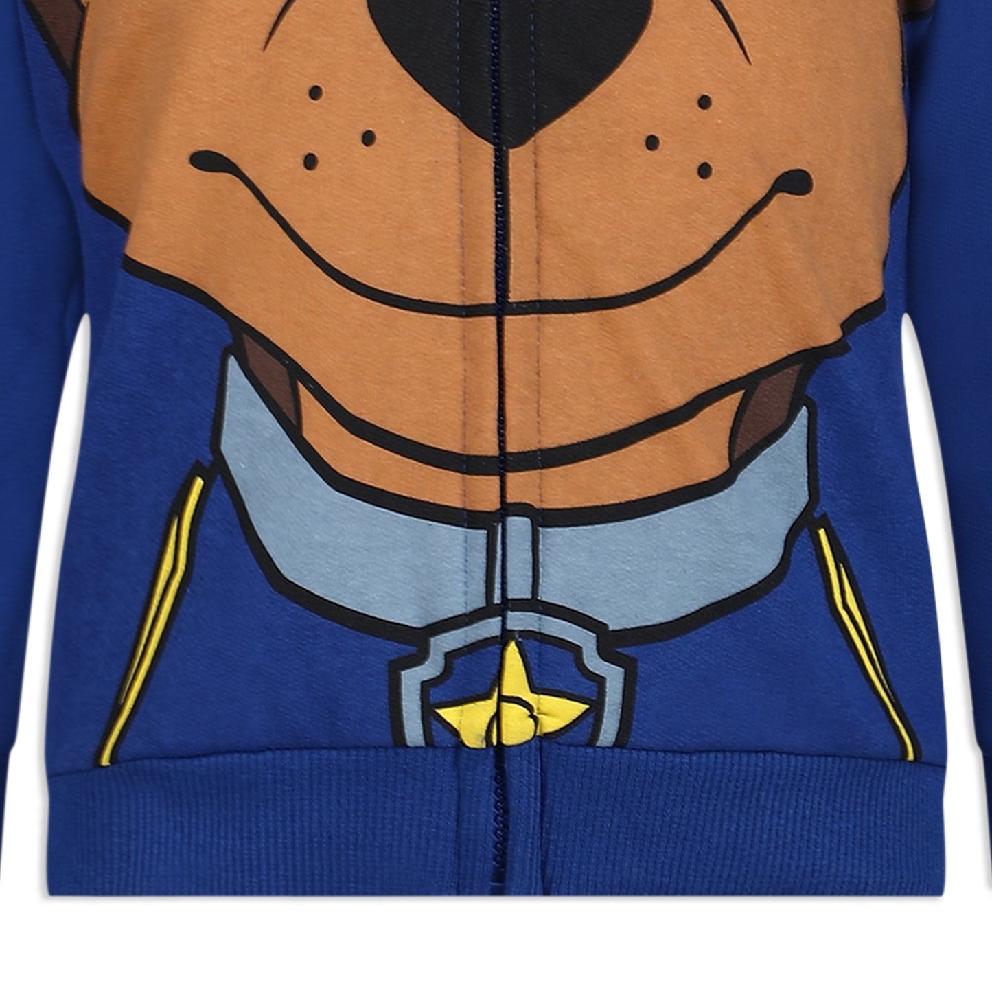 Nickelodeon Paw Patrol Marshall, Rubble or Chase Boys' Zip Up Hoodie for Toddler and Little Kids – Red/Yellow/Blue