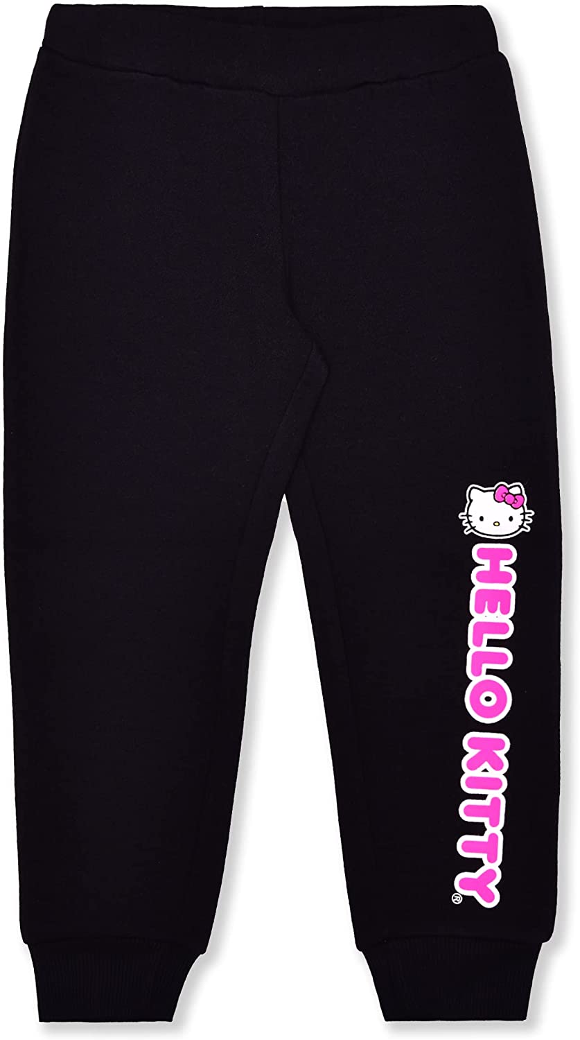 Hello Kitty Plush Girl 2 Piece Sweater Top and Jogger Set Pink