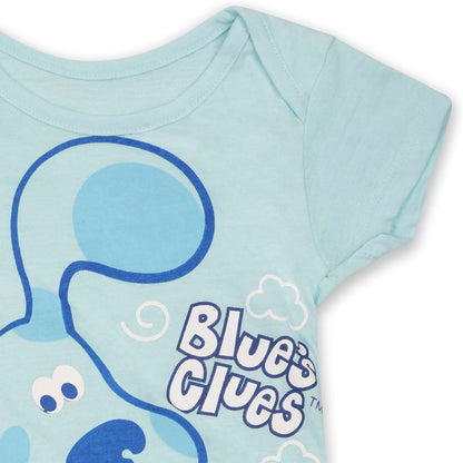 Nickelodeon Blues Clues Boys Short Sleeve Bodysuit for Newborn and Infant ? Blue