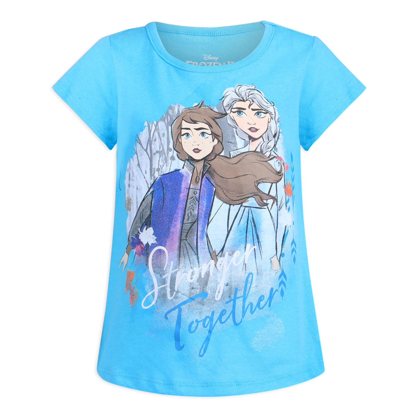 Disney Frozen Elsa & Anna Girls’ 3 Pack T-Shirt for Toddler, Little and Big Kids