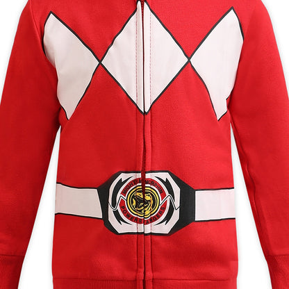 Hasbro Power Rangers Boys’ Zip Up Hooded Sweatshirt for Little Kids – Multicolor