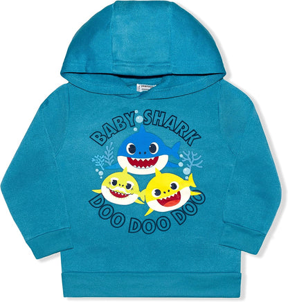 Nickelodeon Baby Shark Boys? Hooded Sweatshirt and Jogger Set for Toddler ? Blue/Navy or Blue/Grey or Black/Grey