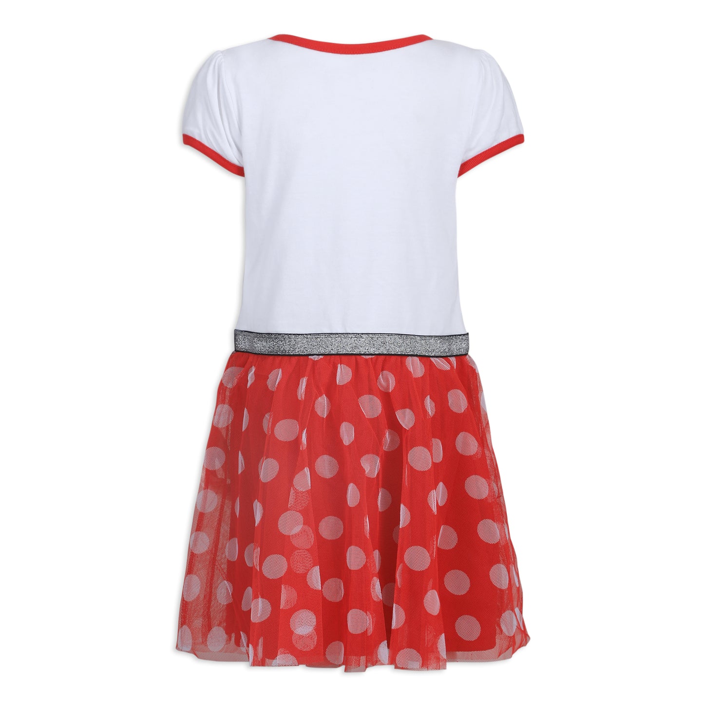 Disney Minnie Mouse Girls’ Birthday Dress for Toddler and Little Kids – Pink or Red/White