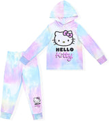 Hello Kitty Girls? Hoodie and Jogger Set for Toddler, Little and Big Kids ? Multicolor