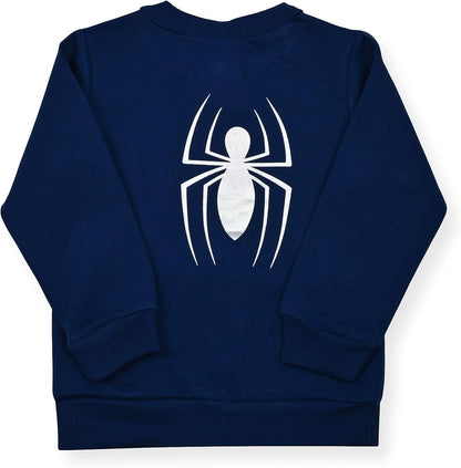 Marvel Spiderman Boys? Zip Up Hoodie, T-Shirt and Jogger Set for Toddler and Little Kids ? Navy/Red