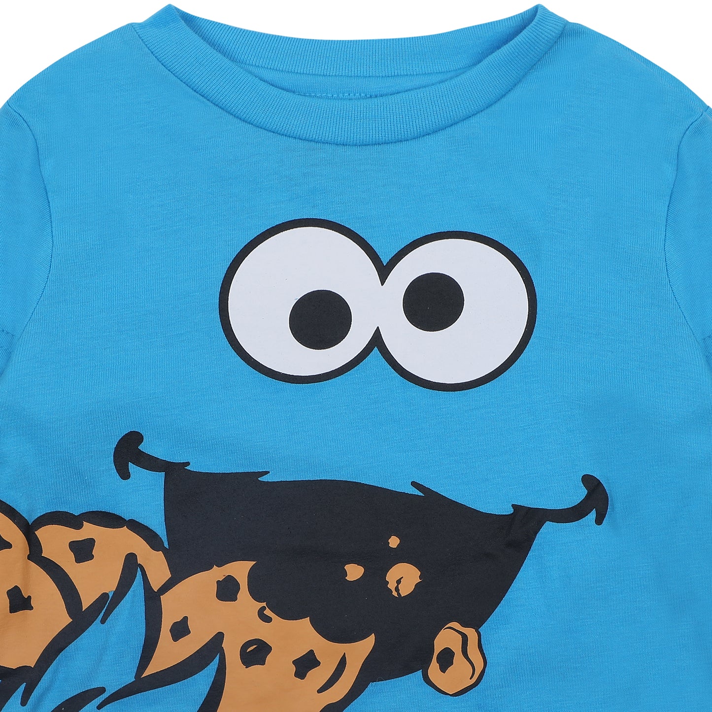 Sesame Street Elmo and Cookie Monster Boys T-Shirt for Infant and Toddlers – Blue or Red