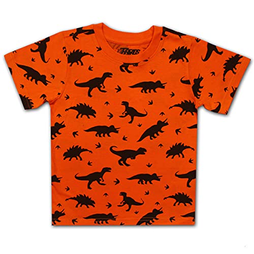 ORANGE DINO TEE