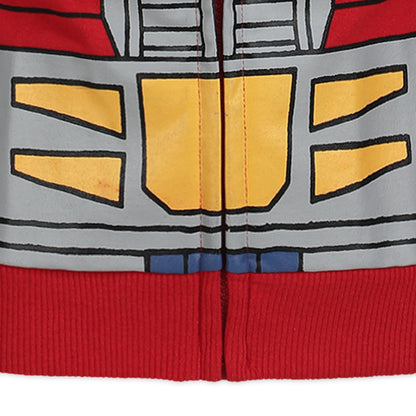 Hasbro Transformers Optimus Prime and Bumblebee Boys’ Zip Up Hoodie for Little Kids – Blue/Red/Yellow