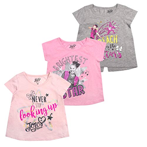 Nickelodeon Jojo Siwa Girls and Toddlers 3-Pack T-Shirts