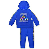 Nickelodeon Boys’ Baby Shark Hoodie and Jogger Set for Toddler Kids – Blue/Navy/Grey