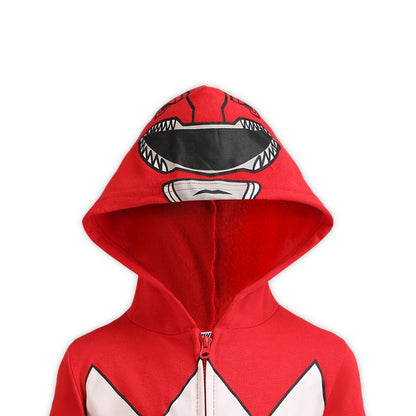 Hasbro Power Rangers Boys’ Zip Up Hooded Sweatshirt for Little Kids – Multicolor