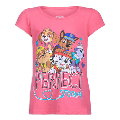 Nickelodeon Paw Patrol Girls and Toddlers 3-Pack T-Shirts