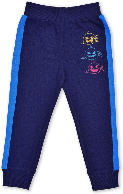 Nickelodeon Baby Shark Boys Sweater and Jogger Set for Toddler ? Blue/Navy