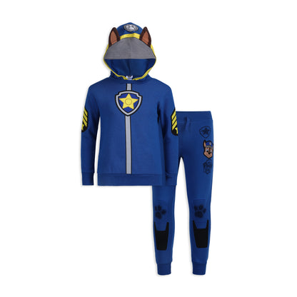 Nickelodeon Paw Patrol Boys Pullover Hoodie and Jogger Pant Set for Toddlers and Little Kids – Blue