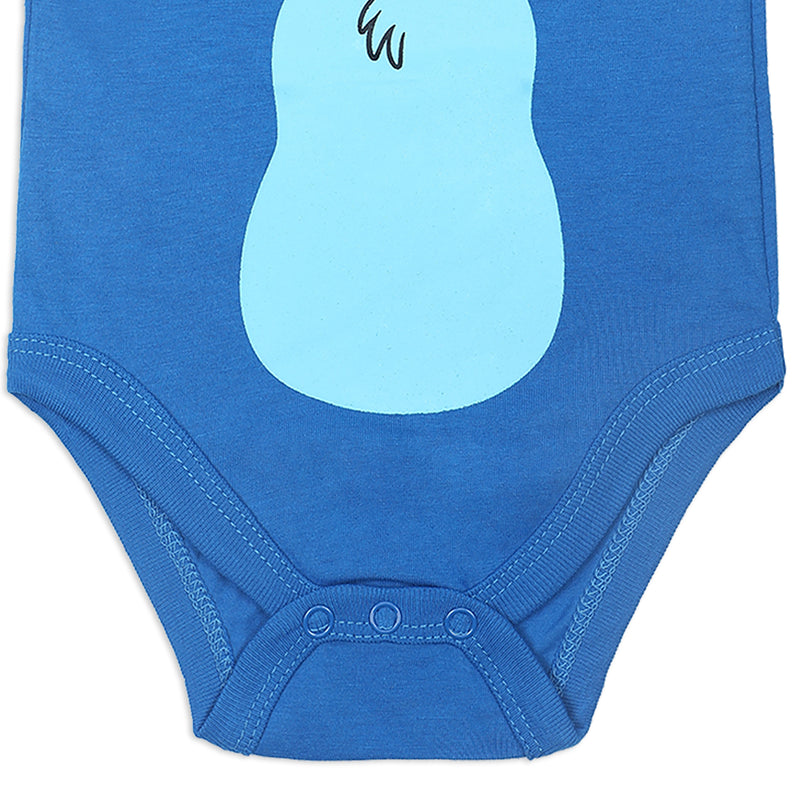 Disney Lilo and Stitch Baby Boys’ Bodysuit Costume and Cap for Newborn and Infant – Blue