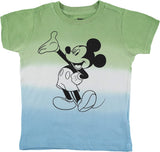 Disney Mickey Mouse Boys T-Shirt for Toddlers and Little Kids – Green/Red/Grey/Blue/Yellow