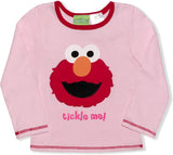 Sesame Street Toddler Girls Long Sleeve Tee Baby and Toddler, Pink