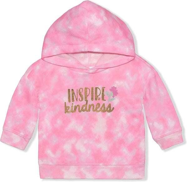 Nannette Girls? Hoodie and Legging Set for Newborn, Infant and Toddler ? Pink/Multicolor