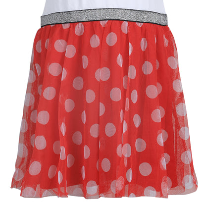 Disney Minnie Mouse Girls’ Birthday Dress for Toddler and Little Kids – Pink or Red/White