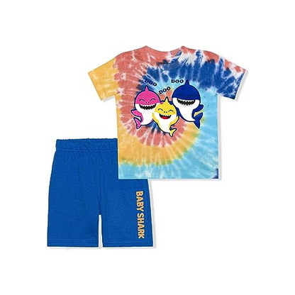 Nickelodeon Baby Shark Boys? T-Shirt and Short Set for Toddler ? Blue/Multicolor