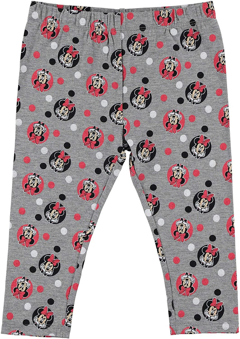 Disney 3-Piece Minnie Mouse Toddler Girls Leggings, T Shirt